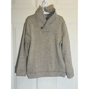 Sonoma Supersoft Boys Beige Pullover‎ Sweater Size 7 EUC X13
